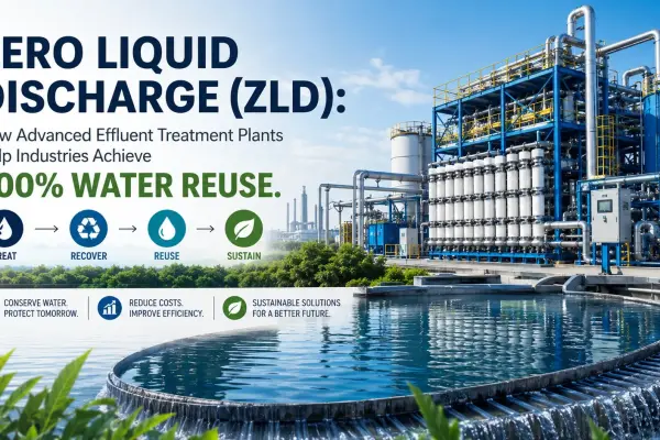 Zero Liquid Discharge (ZLD): How Advanced Effluent Treatment Plants Help Industries Achieve 100% Water Reuse