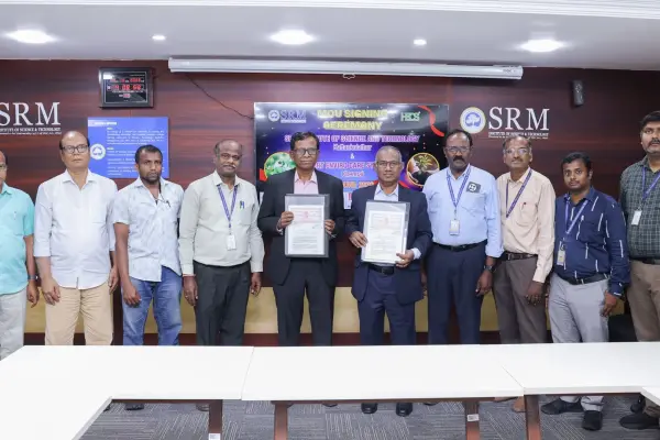 SRM Institute of Science and Technology (SRMIST) and HECS Sign Strategic MoU to Advance Environmental Engineering